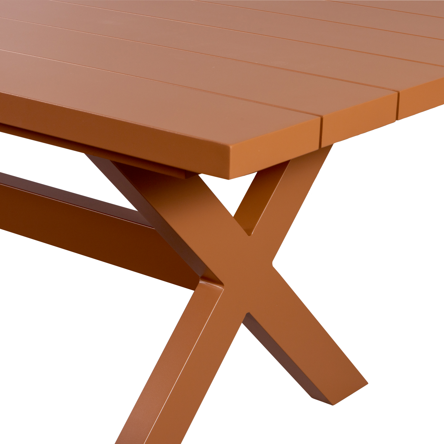 Delta picknick tuintafel aluminium terra 220x100 cm