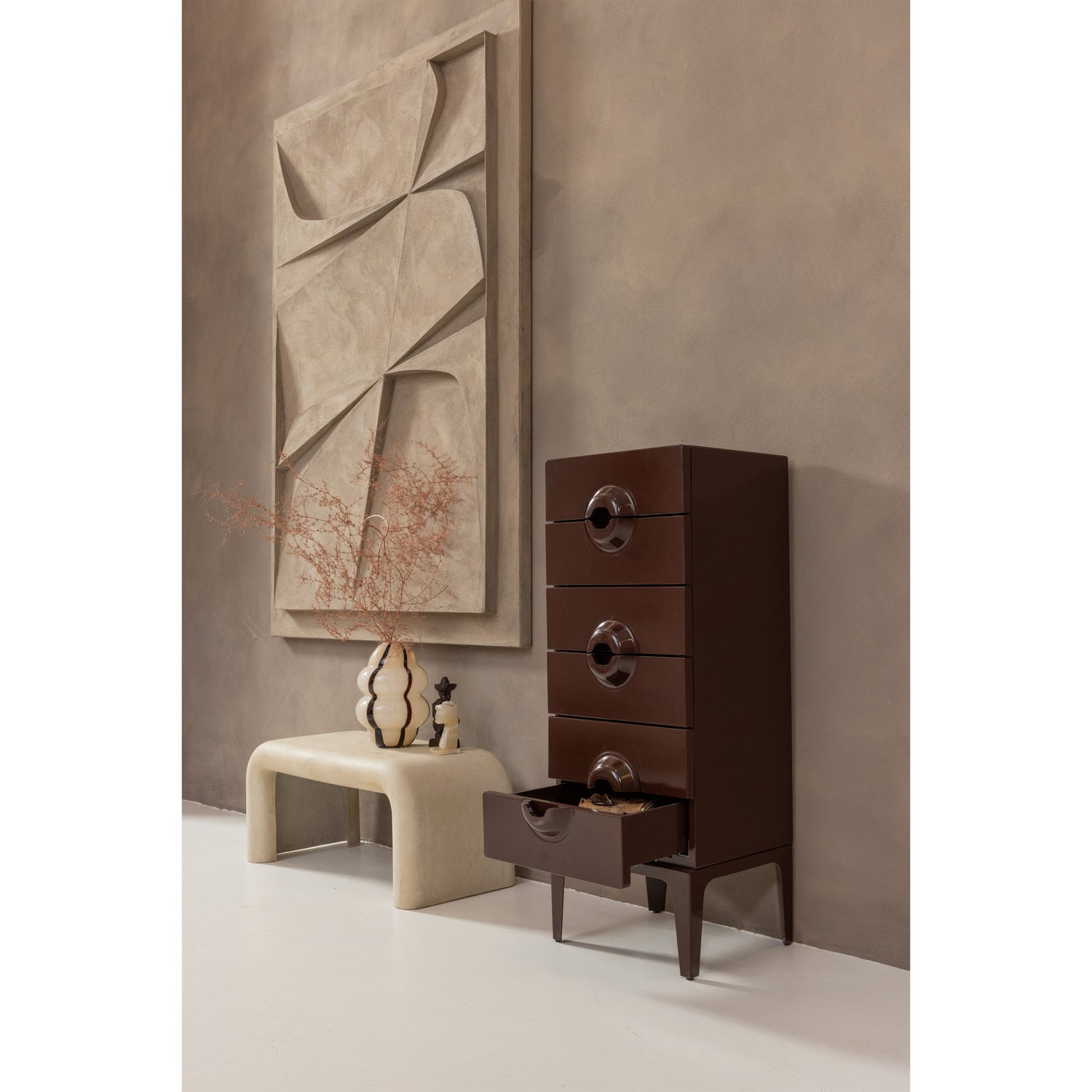 Stani salontafels betonlook naturel - set van 2