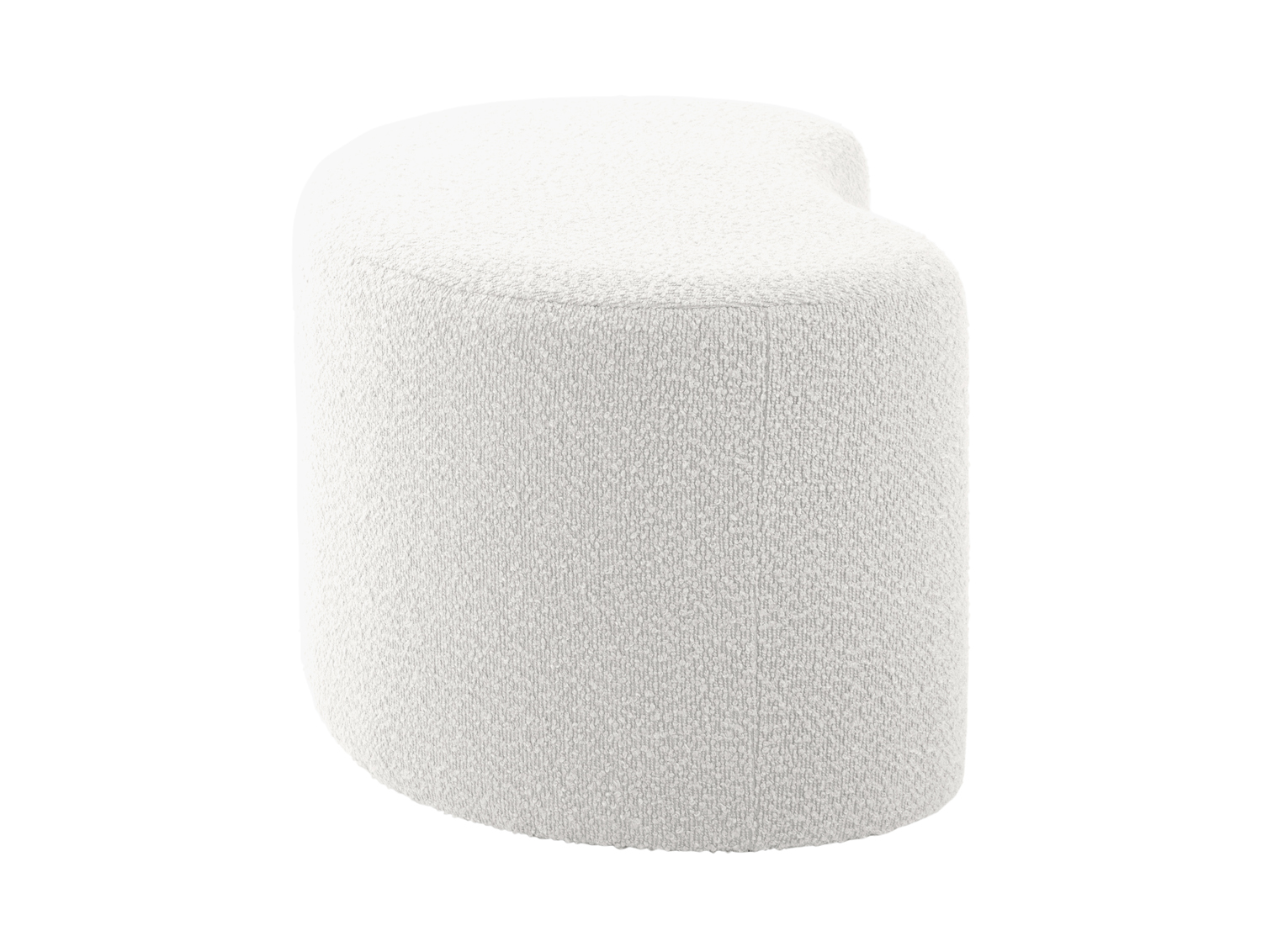 Pouf Ada wave bouclé