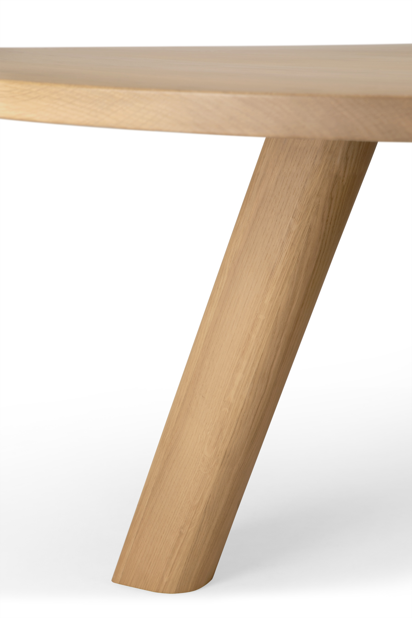 Eettafel Unda - eiken geolied