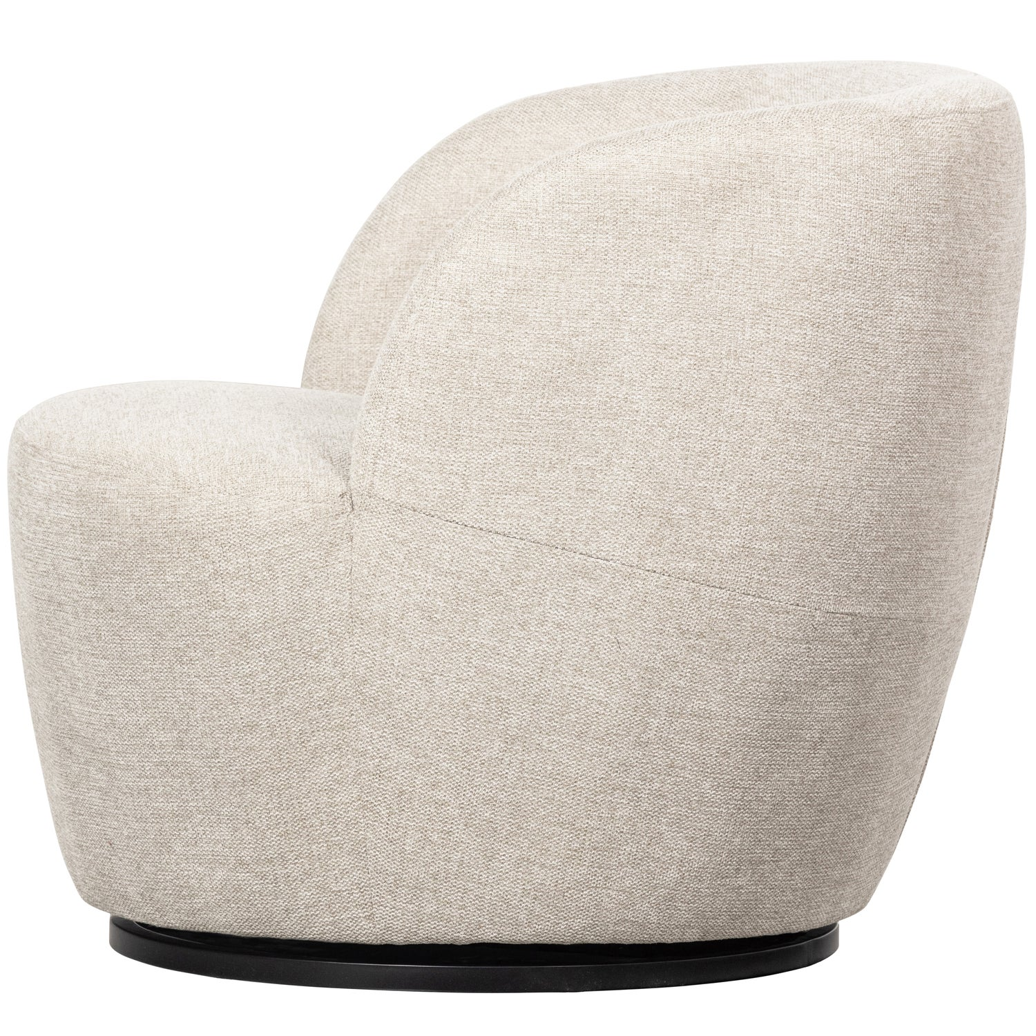 Serra draaifauteuil naturel melange