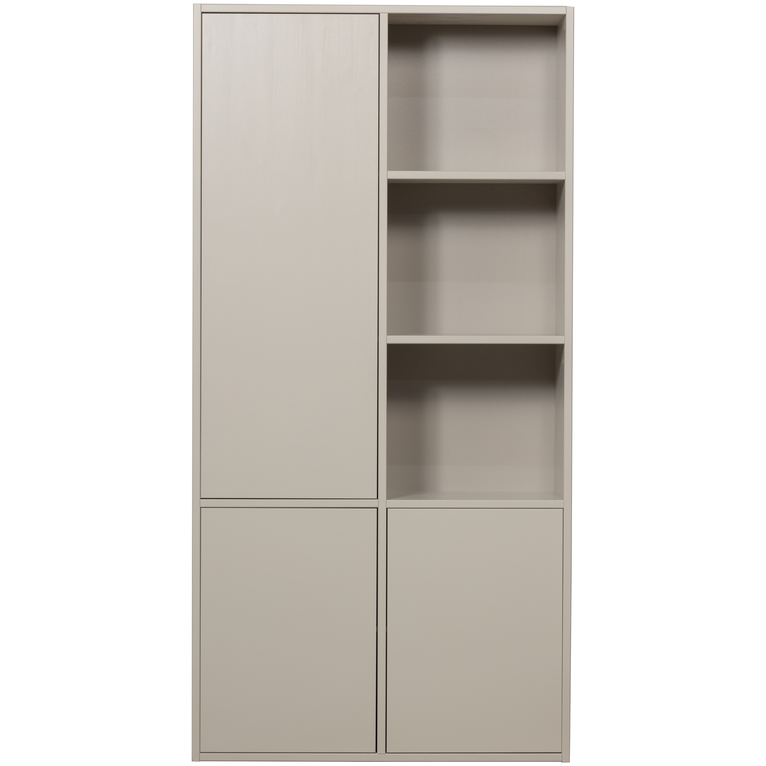 Meggy opbergkast links 108 cm grenen middenbruin [fsc]