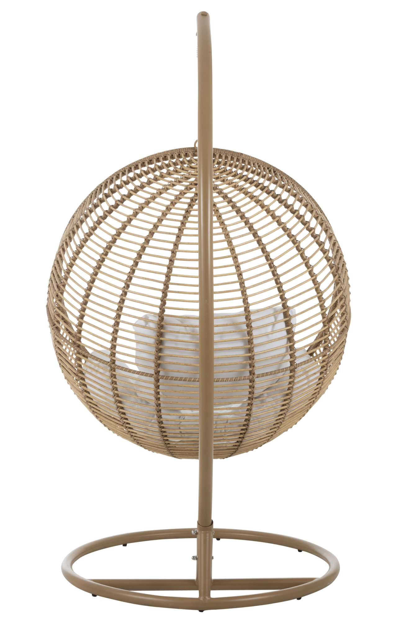 Beige ronde hangstoel j-line