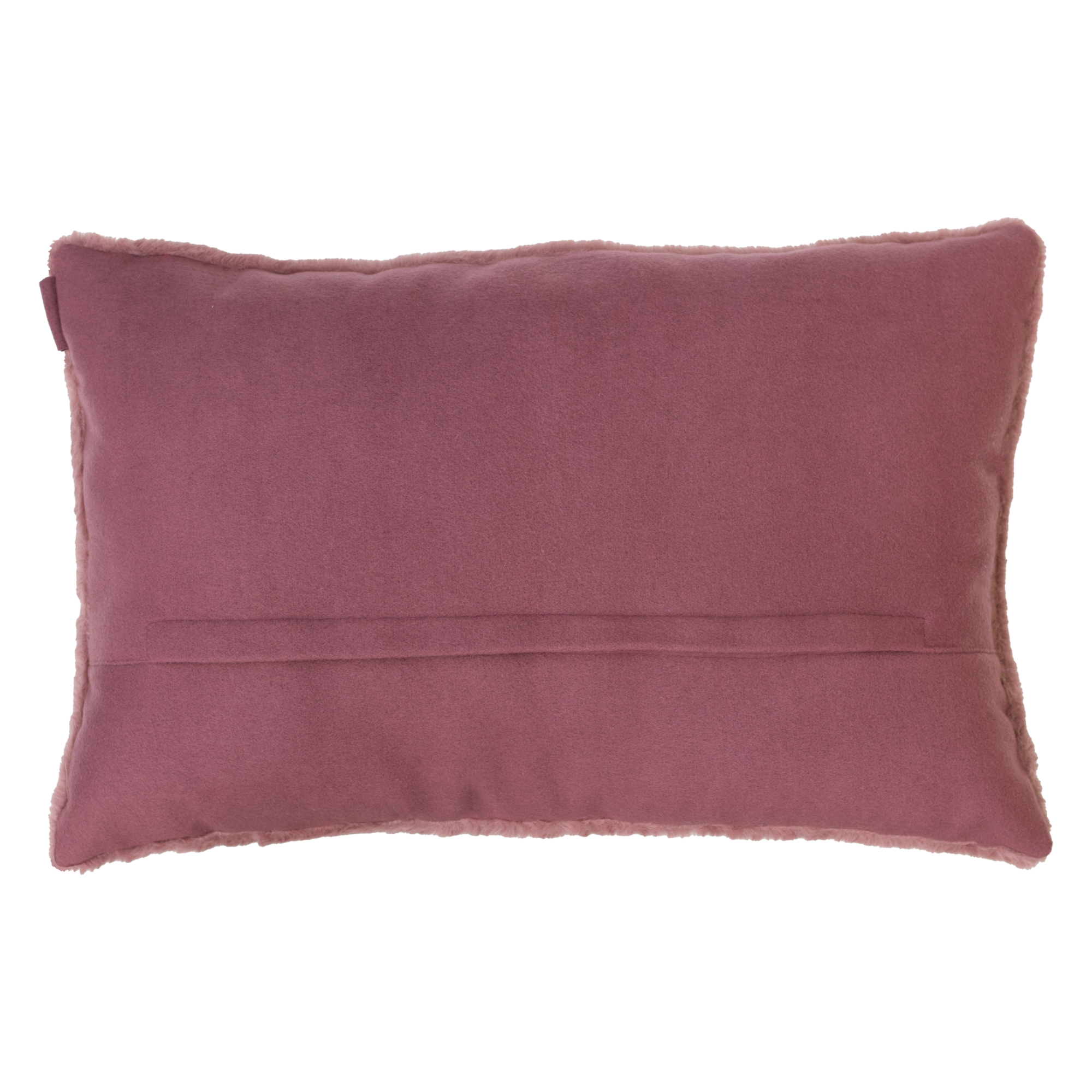 Kussen bont dusty rose