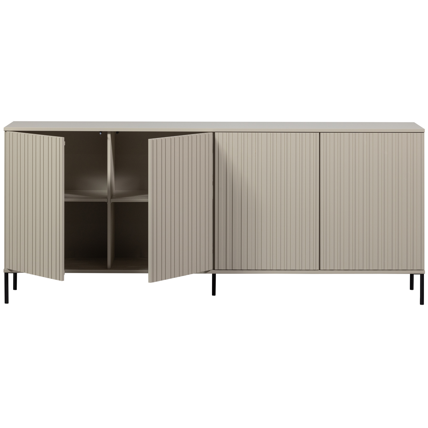 New gravure dressoir 200 cm grenen dust [fsc]