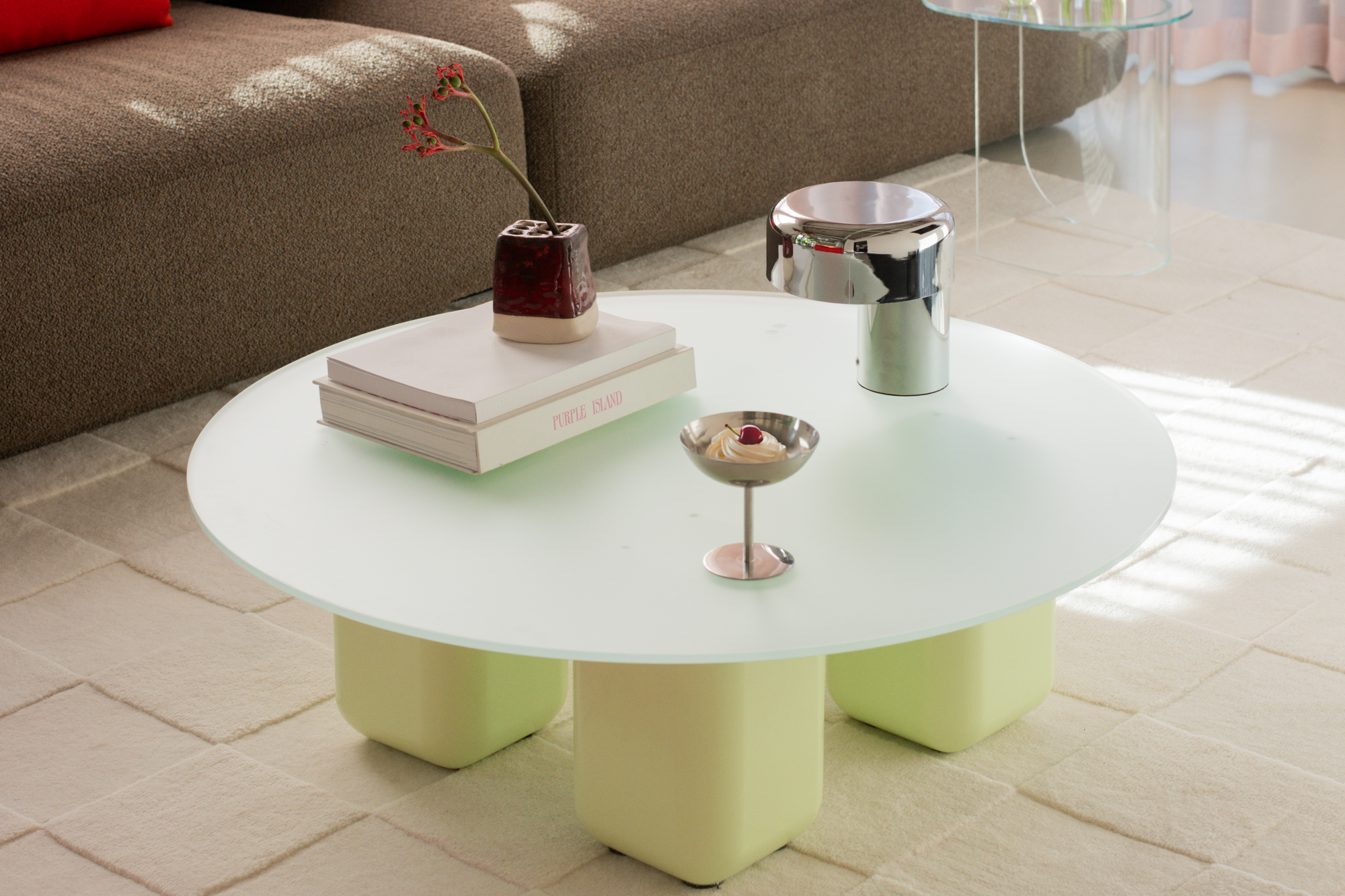 Salontafel Uma Frosted Green