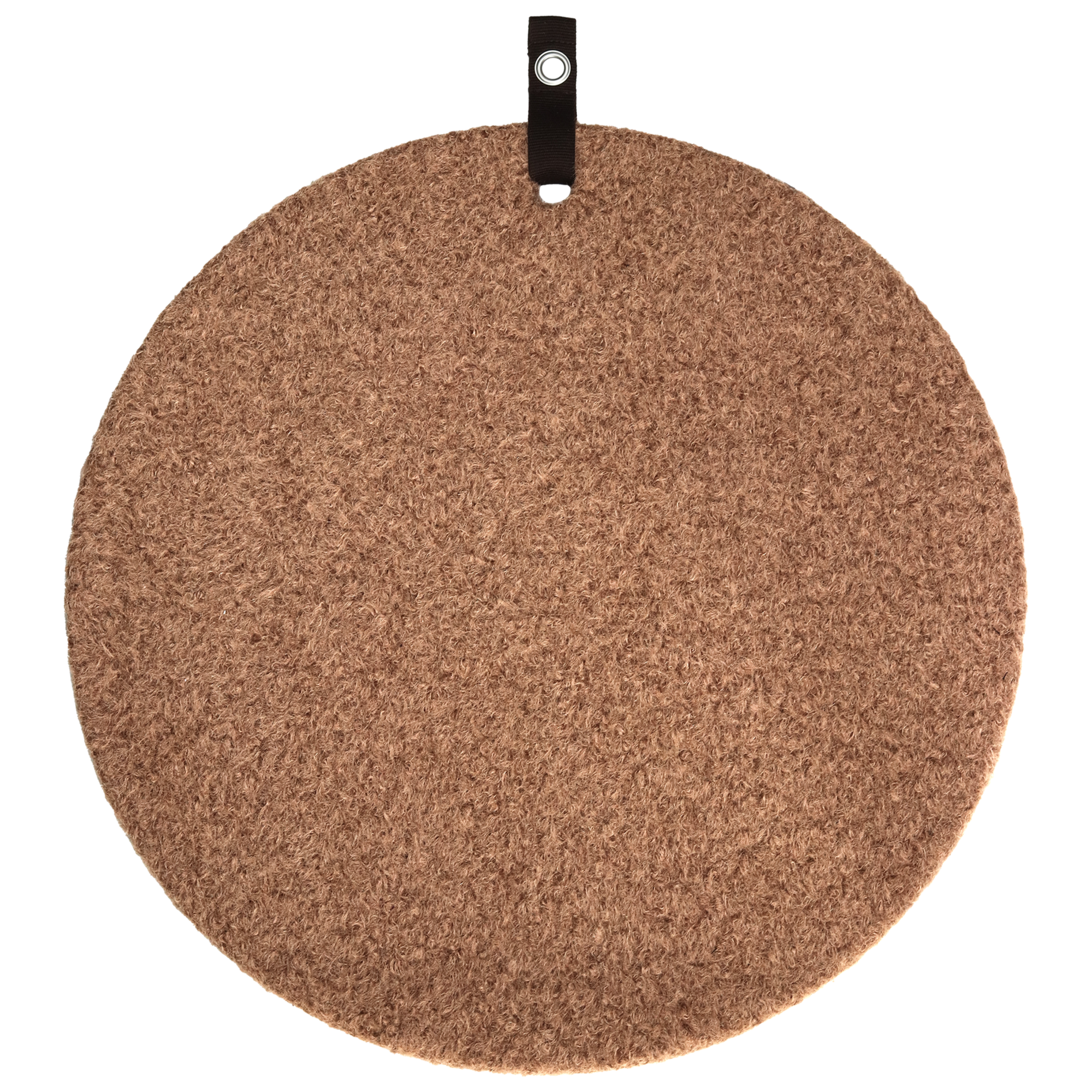 Prikbord wol boucle mocha mousse