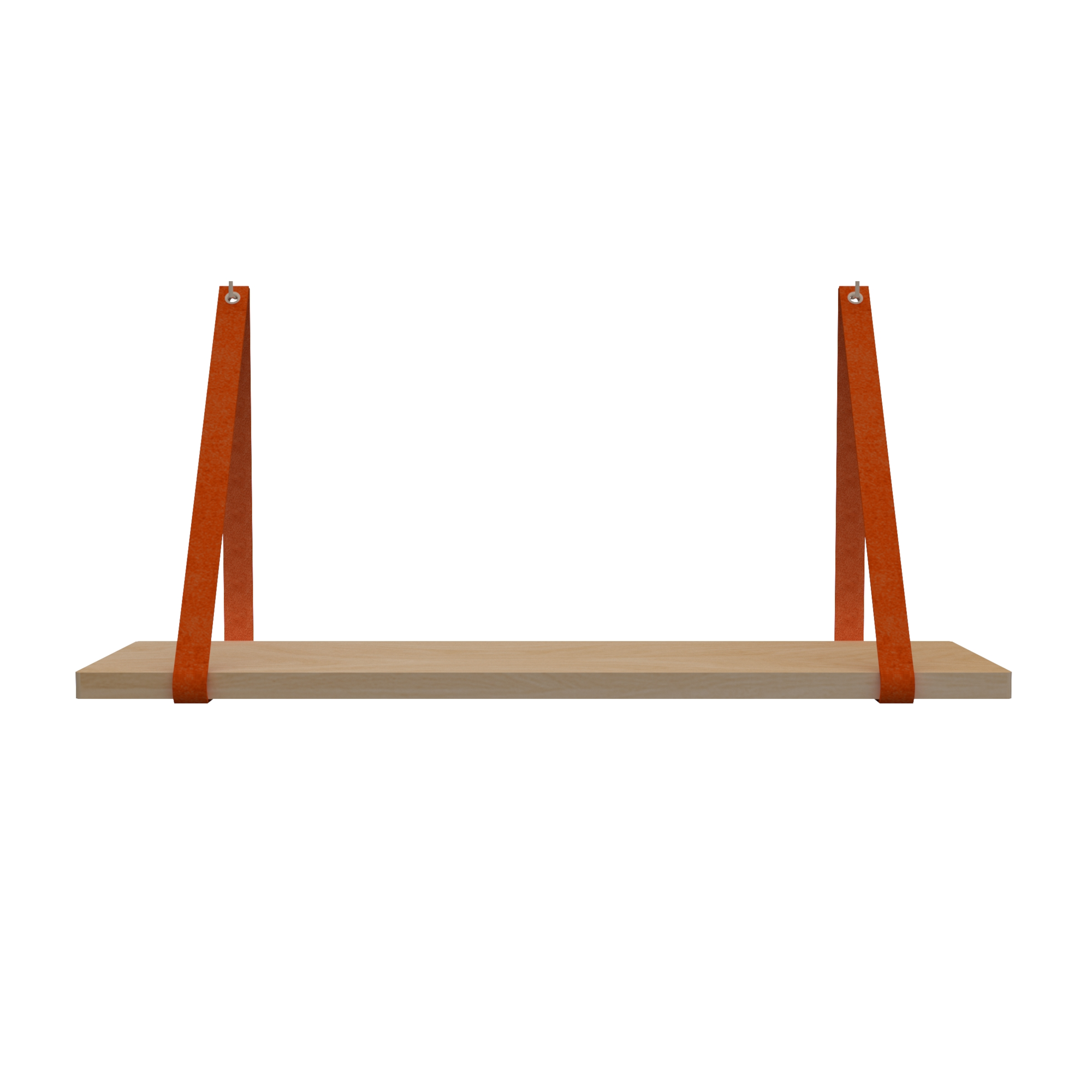 Leren plankdragers (set van 2)