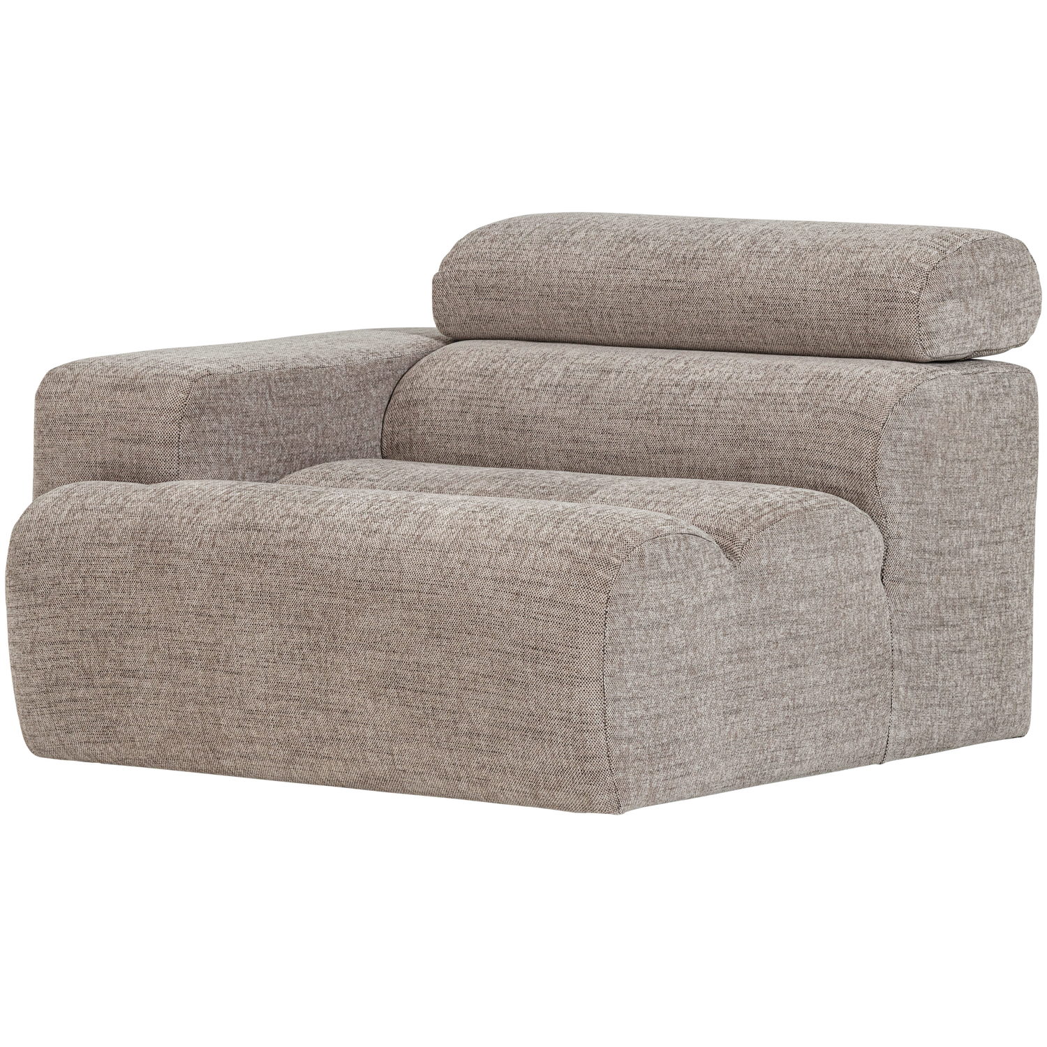 Novi 1-zits element arm links boucle karamelbruin