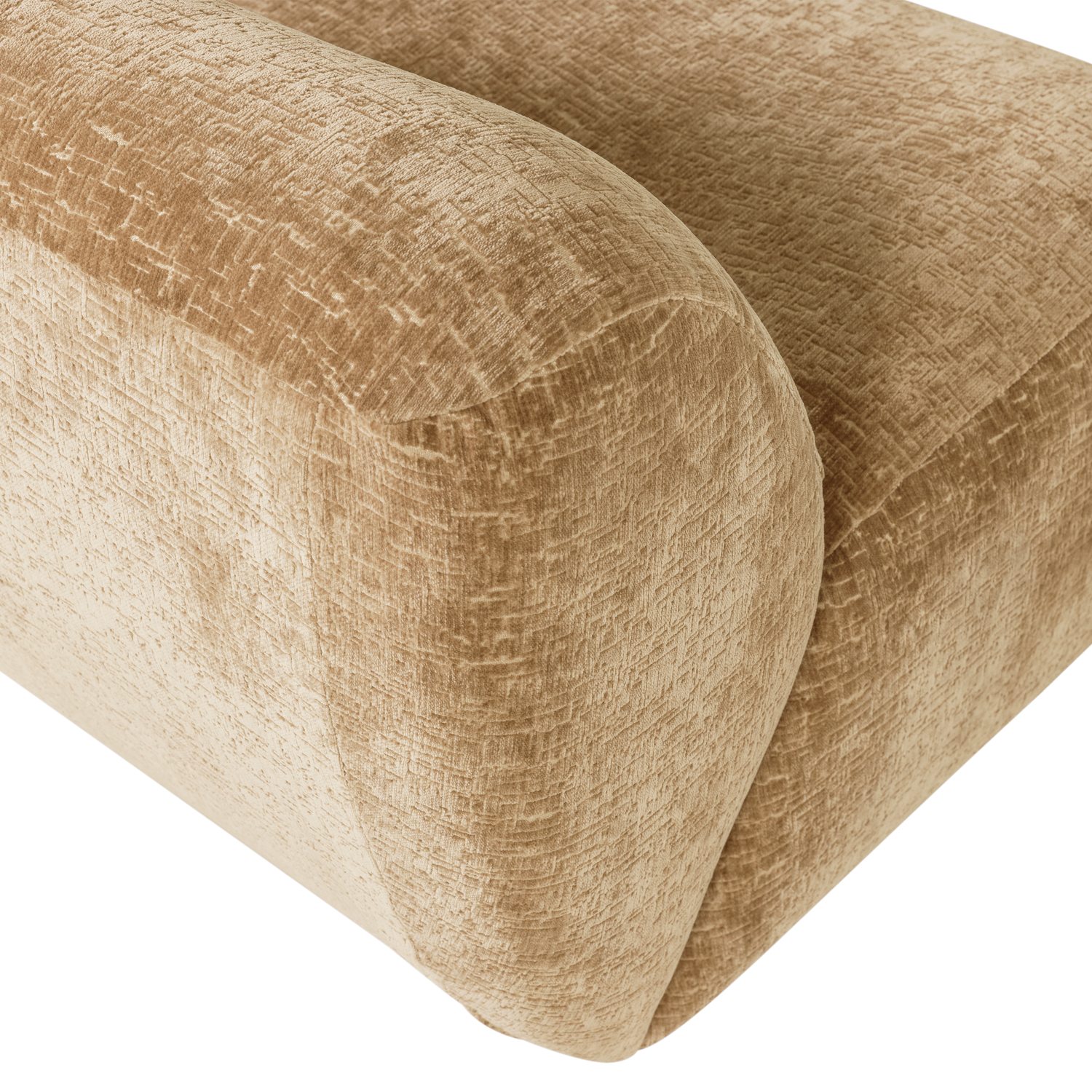 Nomu fauteuil grove chenille lichtbruin [fsc]