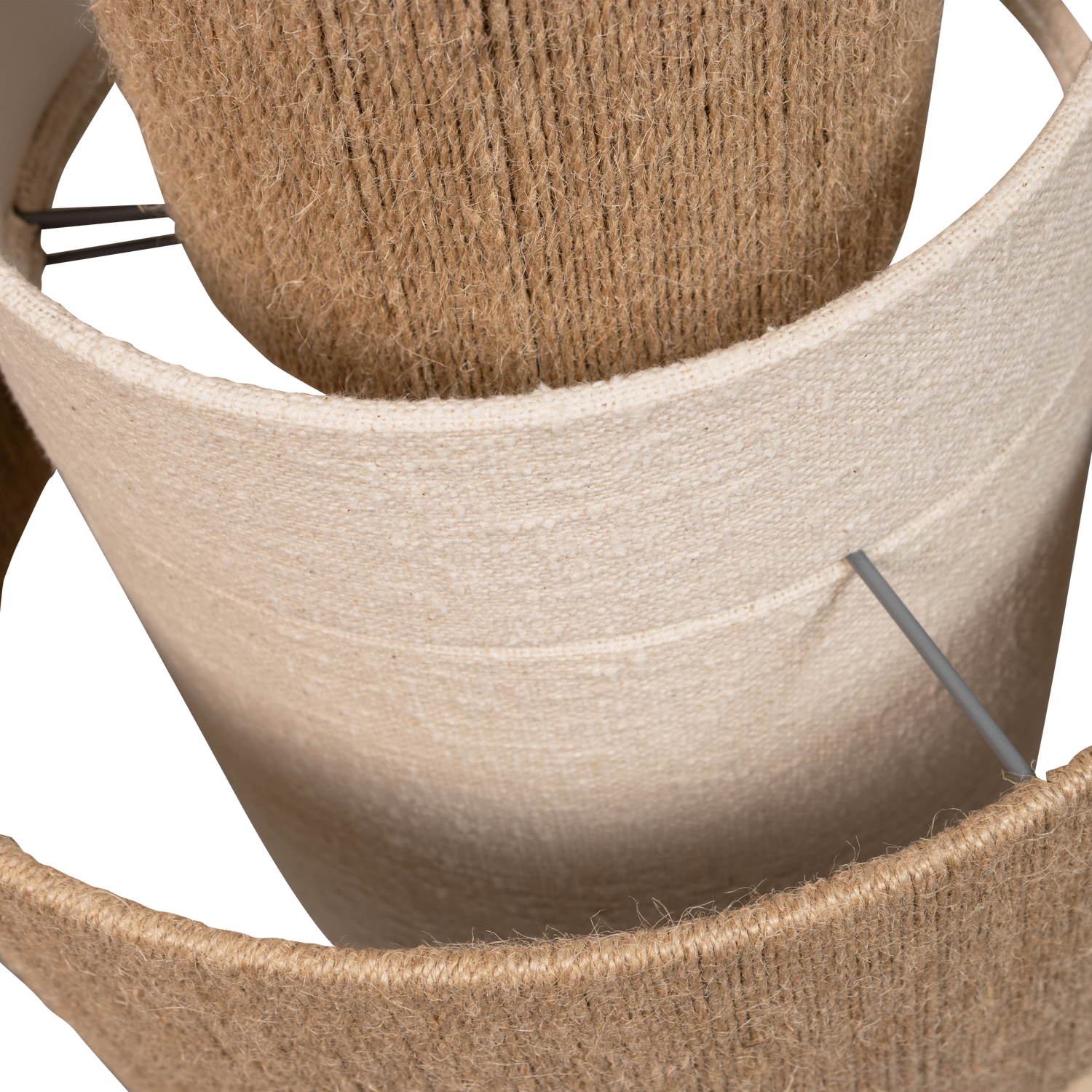 Pelle hanglamp touw naturel