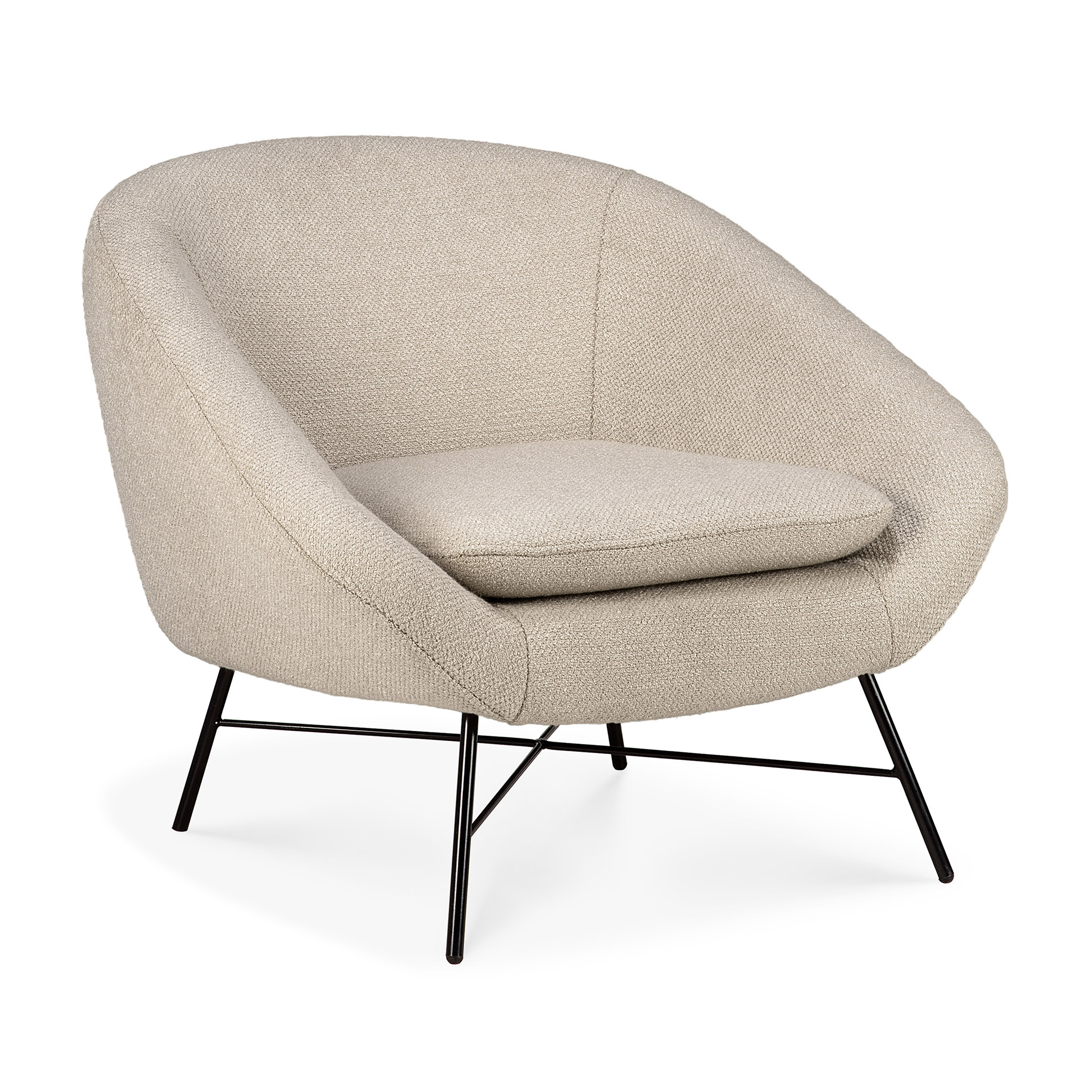 Ethnicraft - Barrow loungestoel