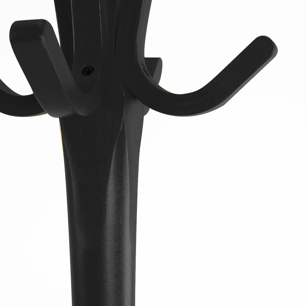 Fara houten staande kapstok zwart - 182 cm
