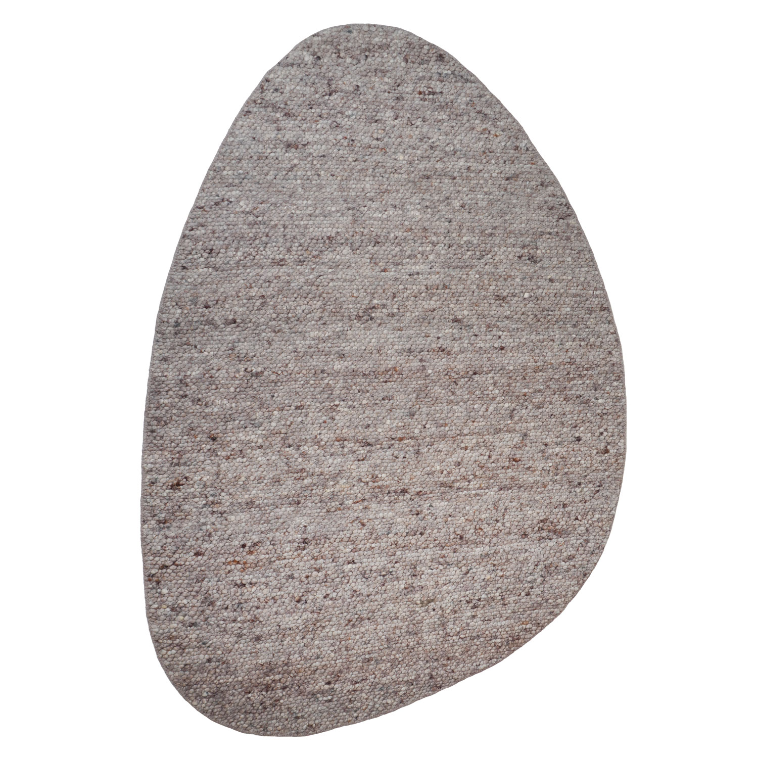 Vloerkleed Stone bruin - Kiezelvormig
