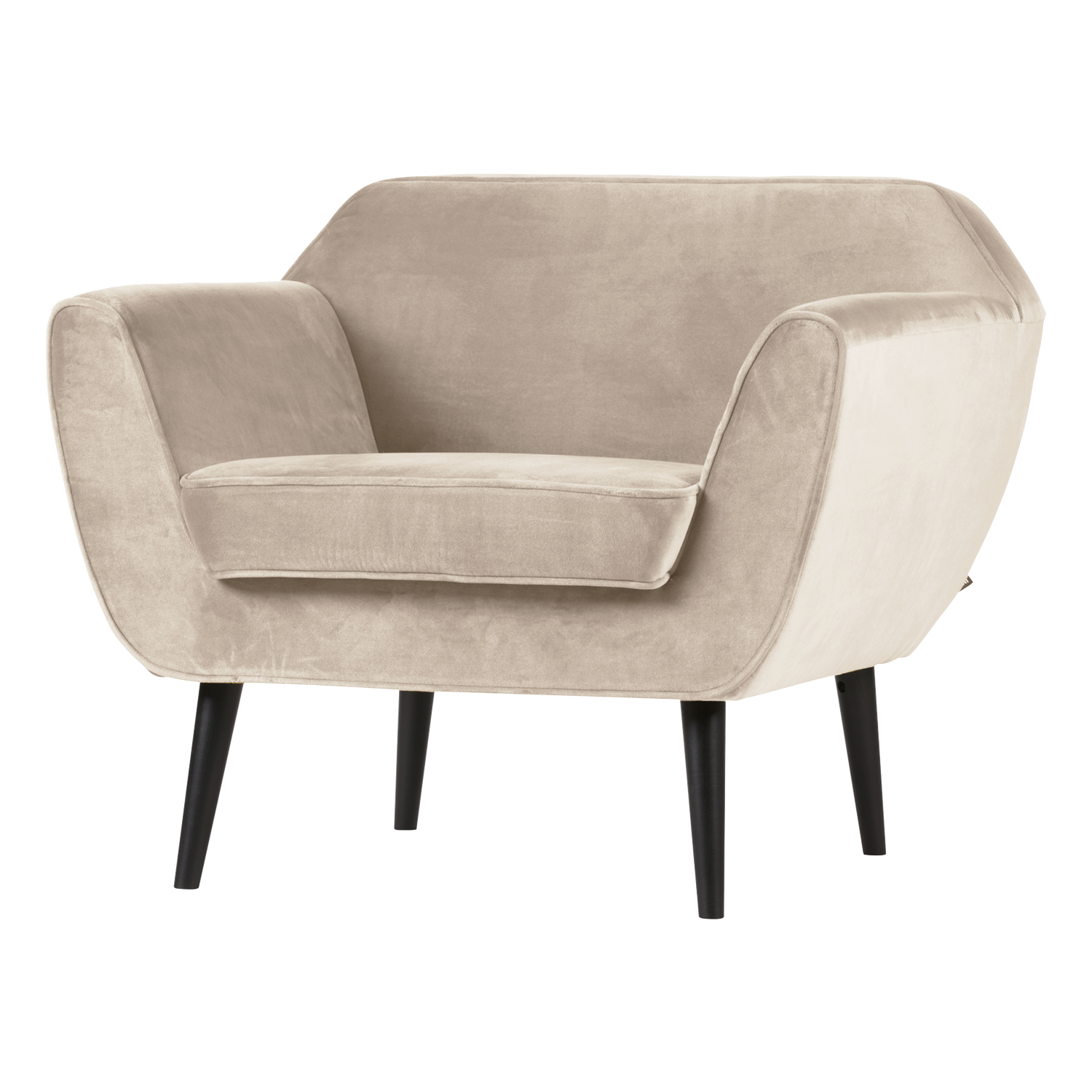 Rocco fauteuil velvet off white [fsc]