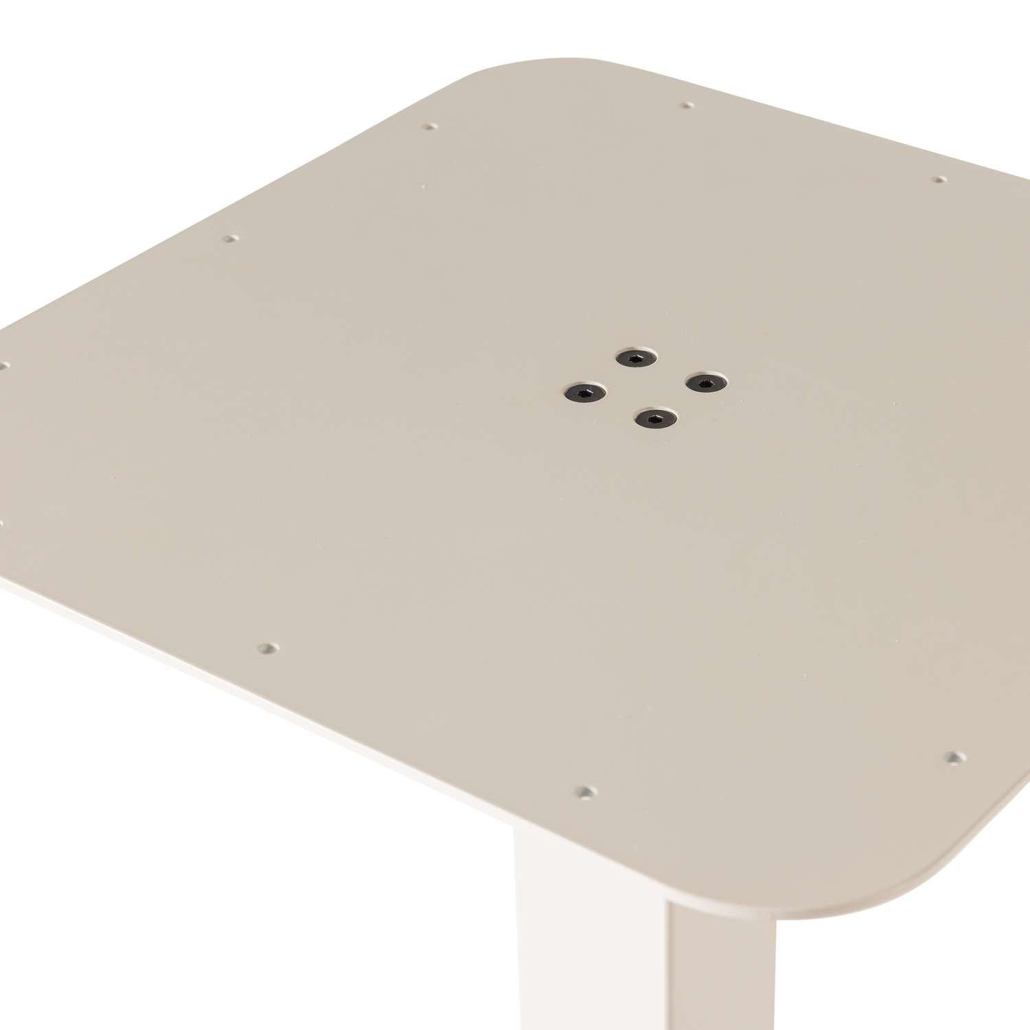Bistro vierkante bartafel poot metaal dakargrau 105x50x50 cm