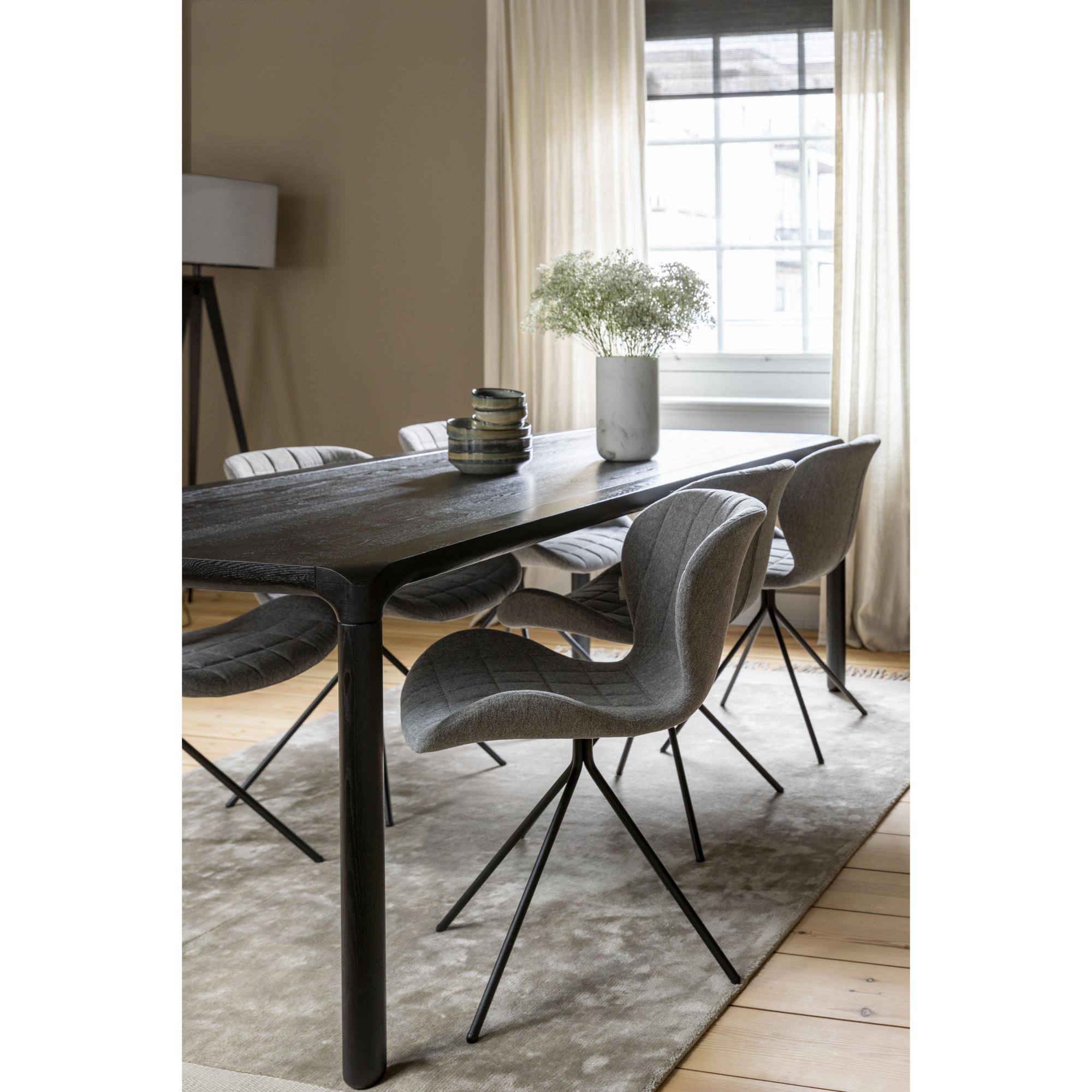 Zuiver Storm Eettafel Zwart