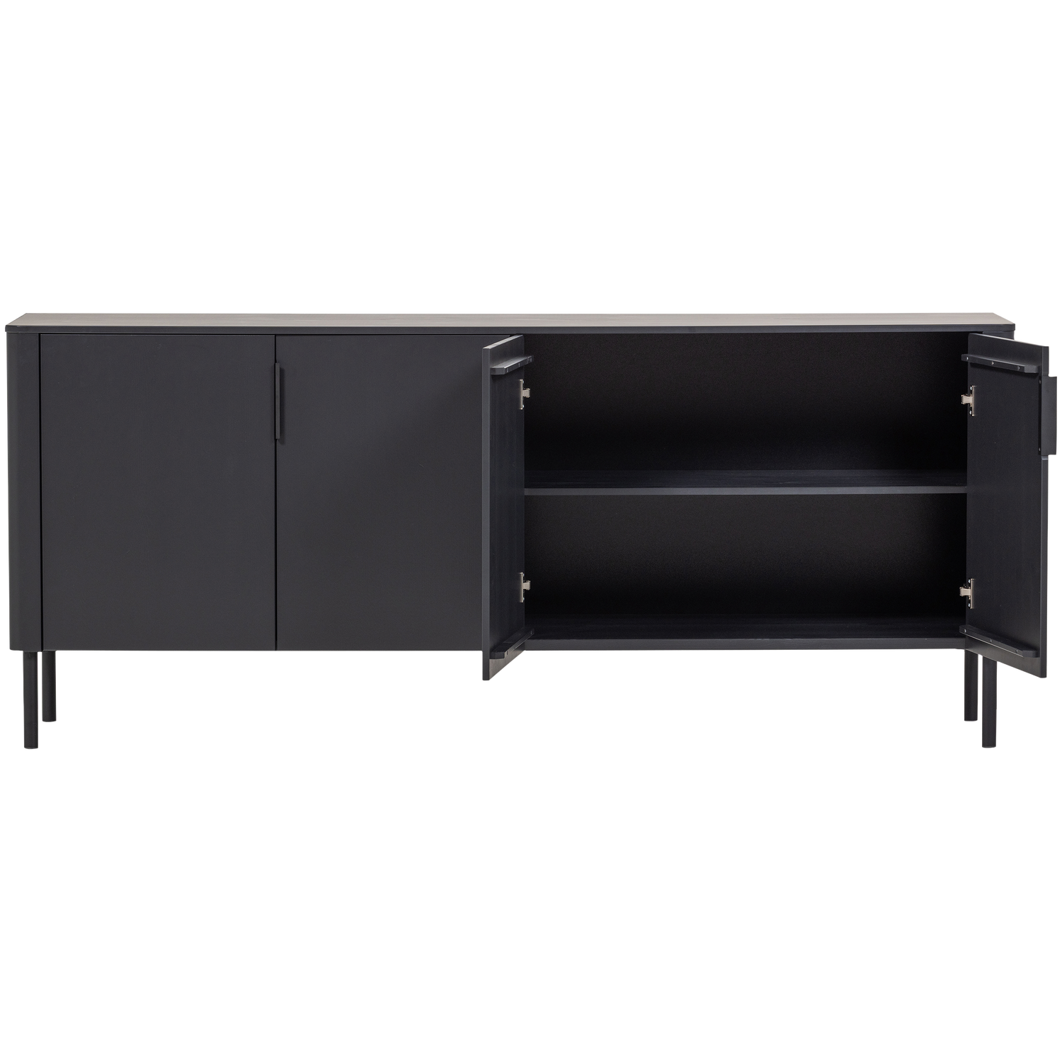 Gunnar dressoir 200 cm grenen mud [fsc]