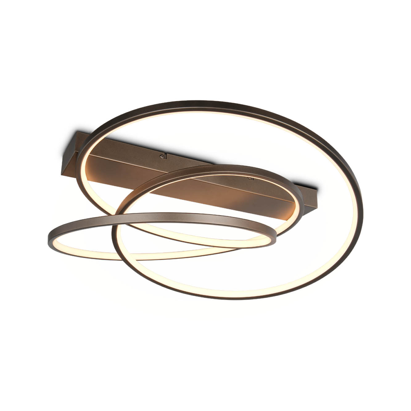 Vincent Plafondlamp Zand en Brons