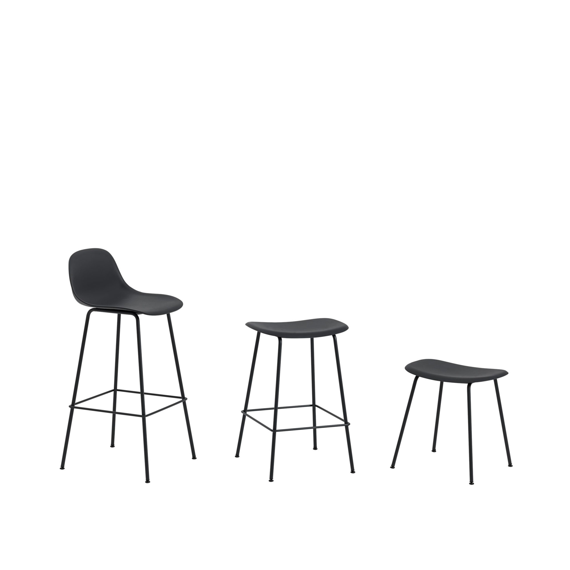 Muuto barkruk Fiber Bar Stool Tube Base