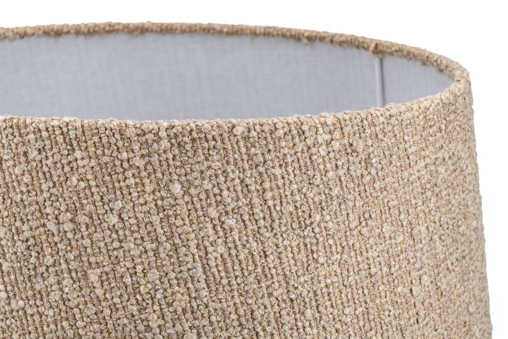 Lampenkap Ovaal Aspen bouclé beige
