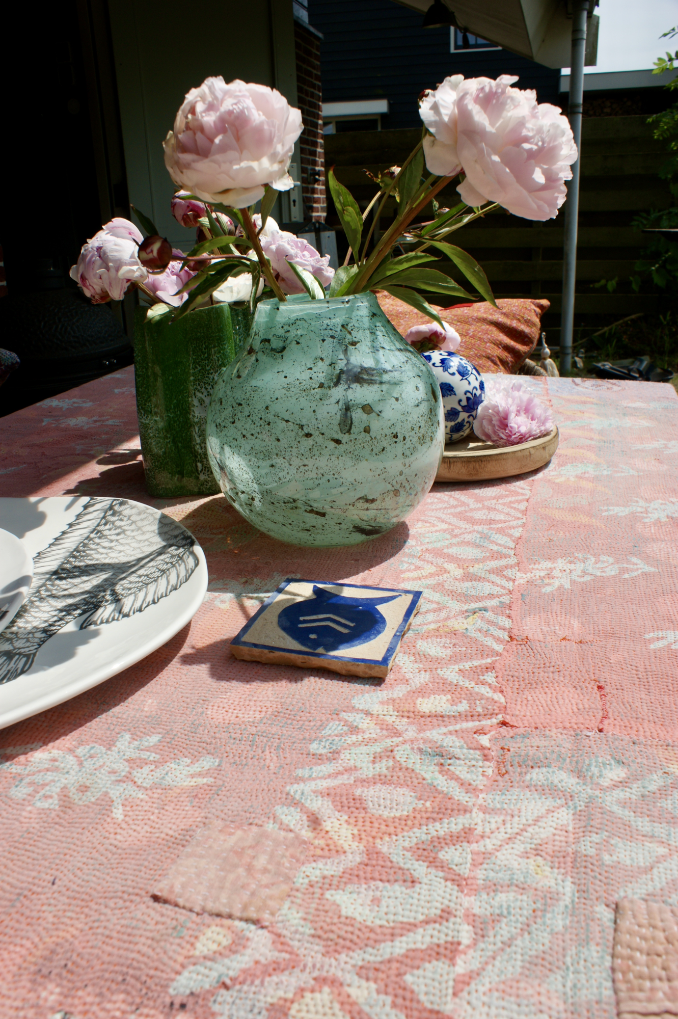 Kussen Kantha vintage 50x70 cm