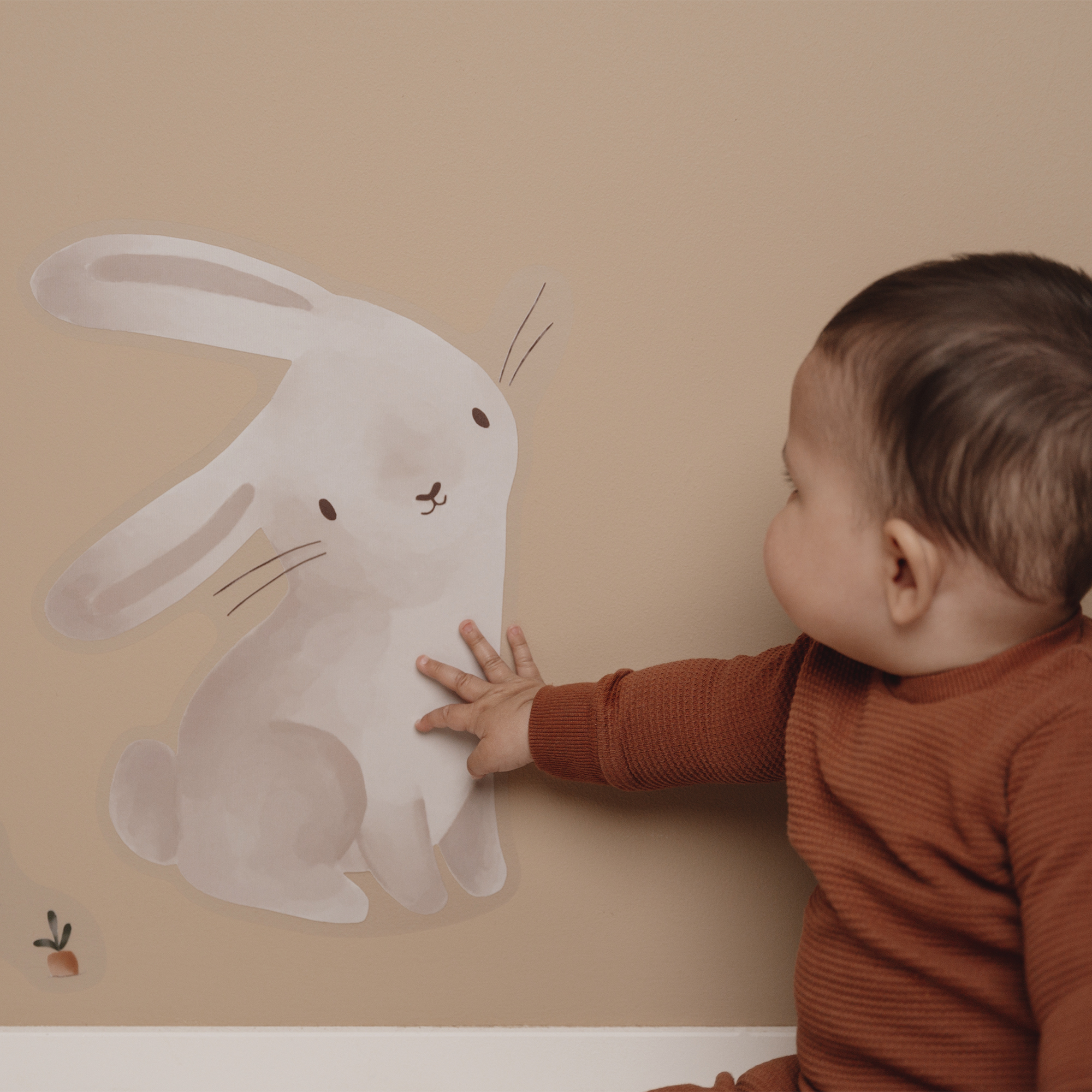 Muurstickers Baby Bunny (A4)