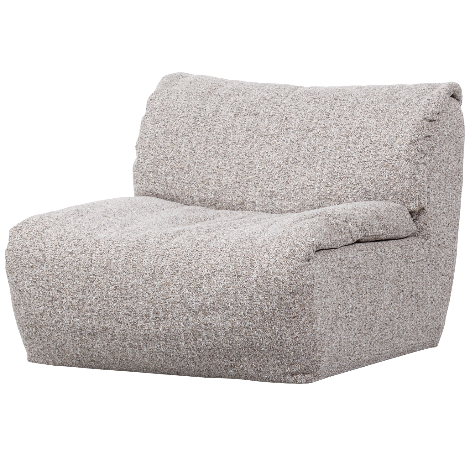Baggy 1-zits element geweven chenille oudroze