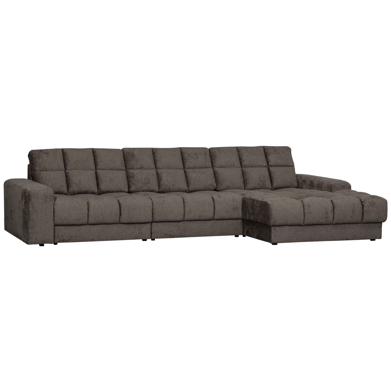 Second date chaise longue rechts ribstof terrazzo