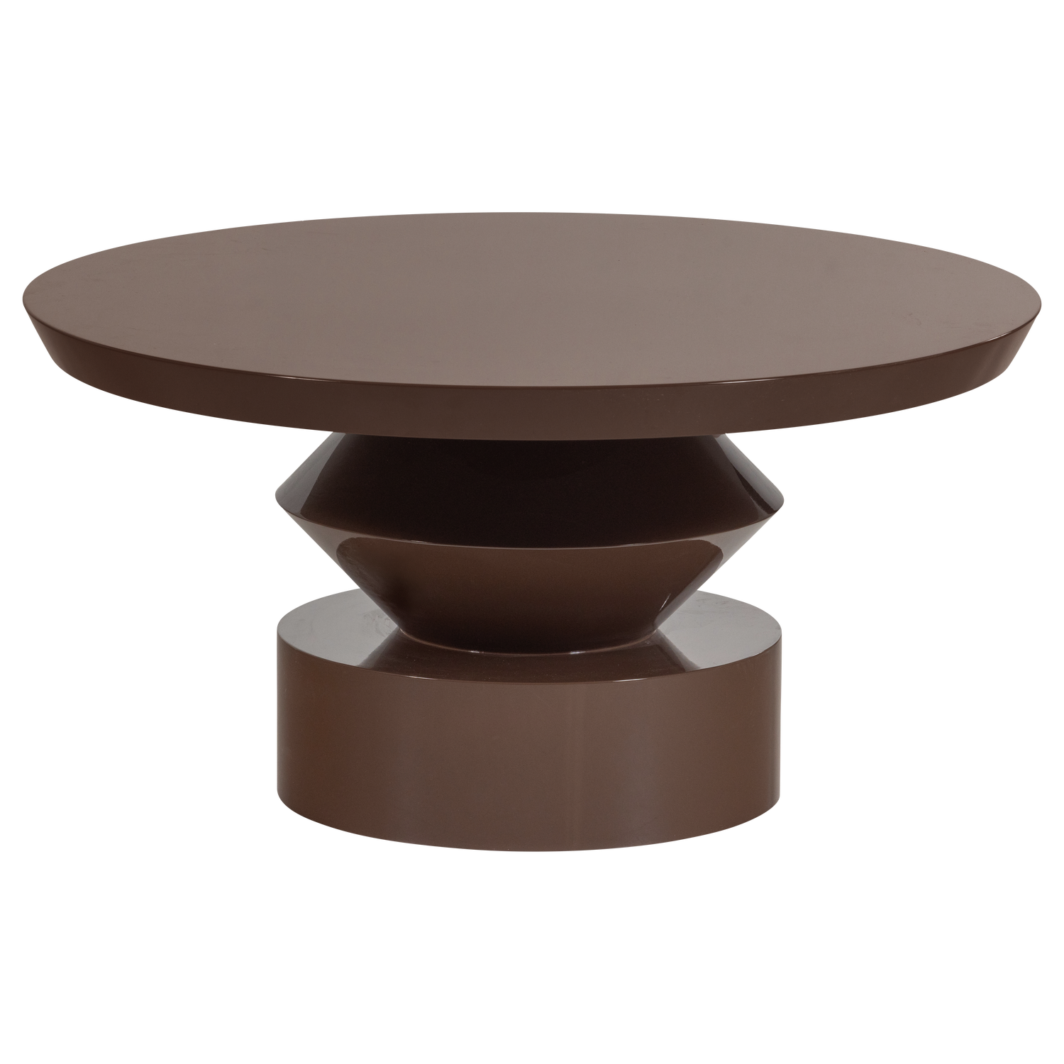 Auren salontafel hout hoogglans bruin [fsc]