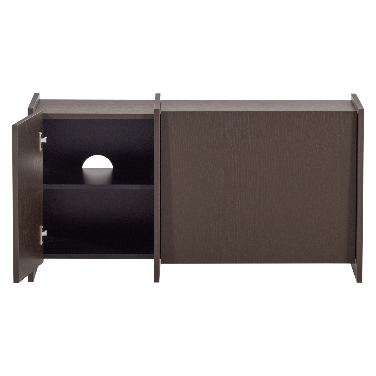 Brock tv meubel 102 cm essen fineer middenbruin [fsc]