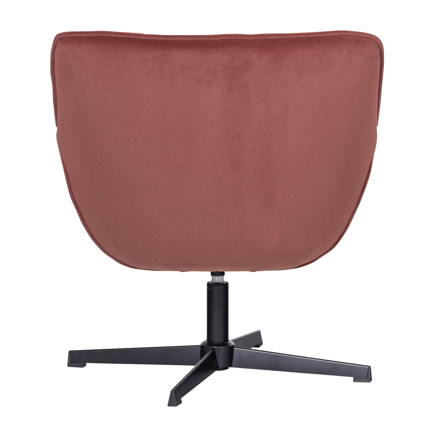 Wibo draaifauteuil mat velvet bruinrood [fsc]
