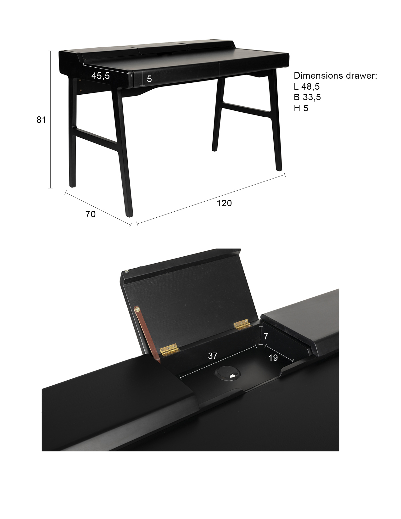 Zuiver bureau Kaat