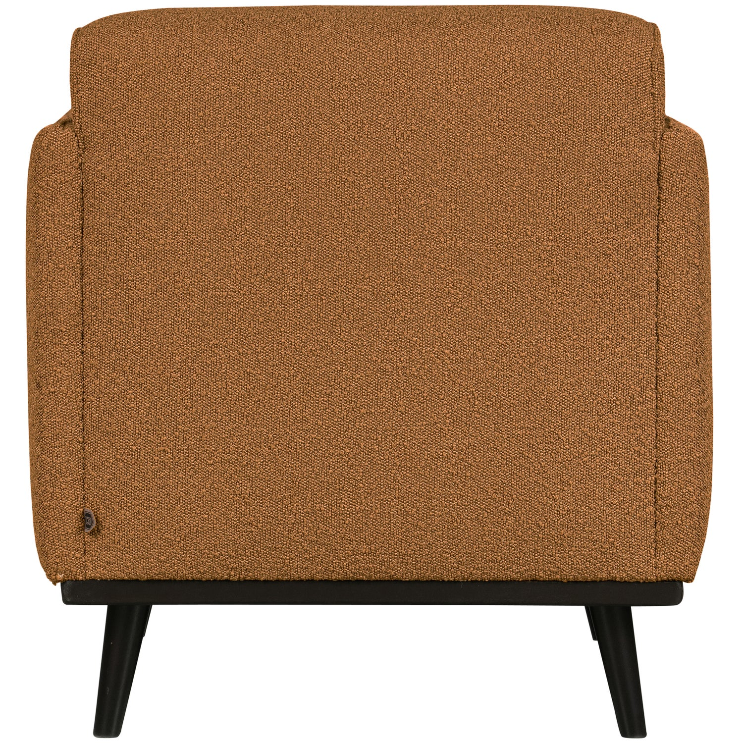 Statement fauteuil met arm chenille velvet perzikroze