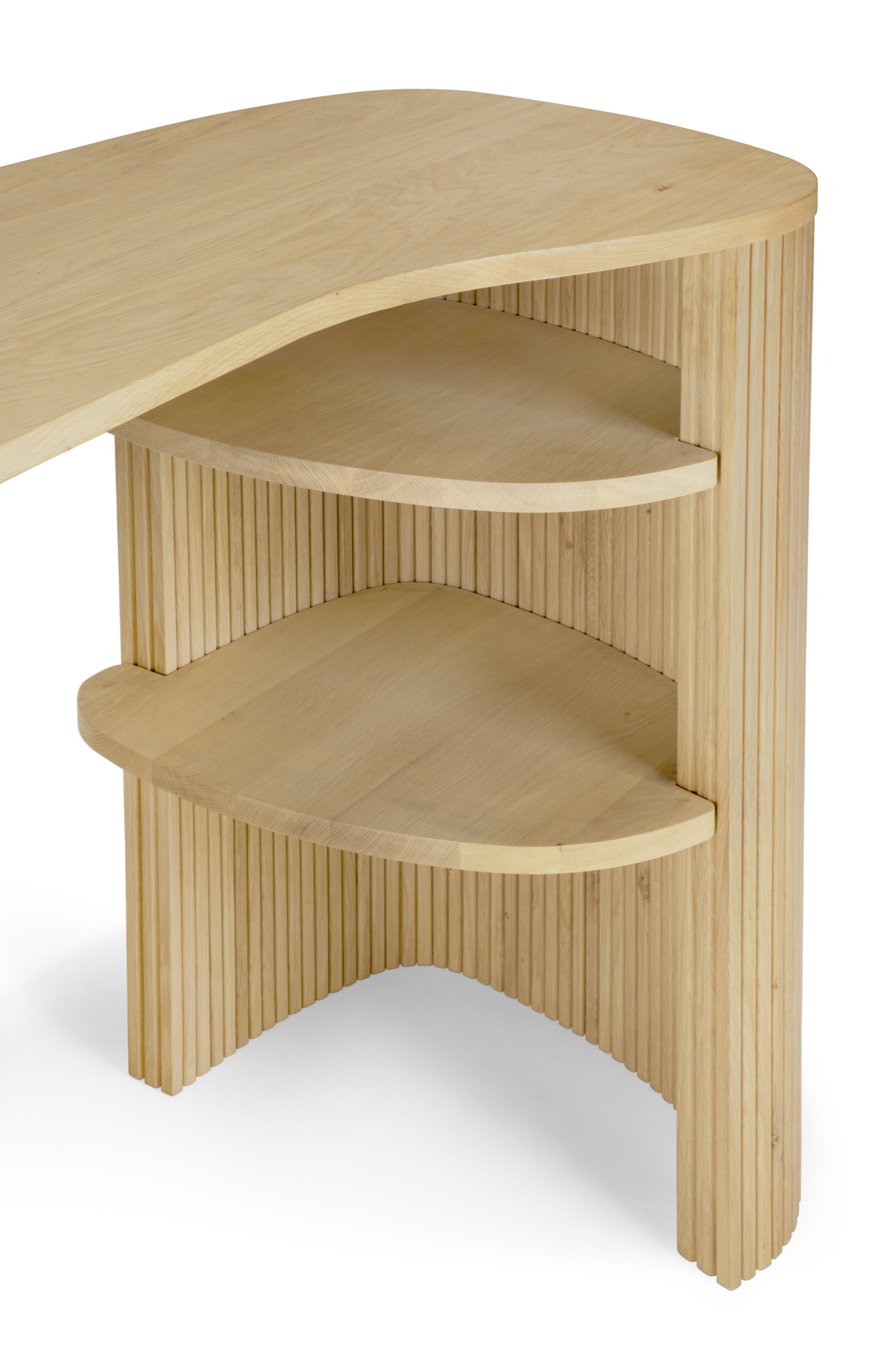 Ethnicraft - Roller Max bureau - mahonie donkerbruin
