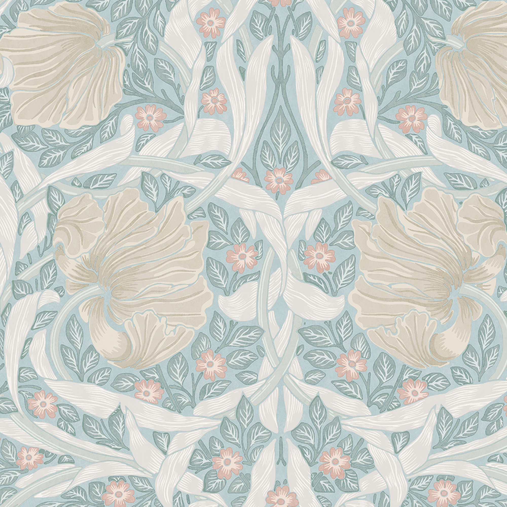Behang William Morris at Home Pimpernel