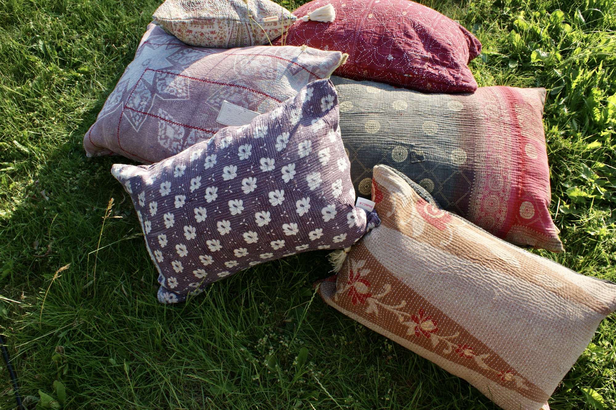 Kussen Kantha vintage 40x60 cm