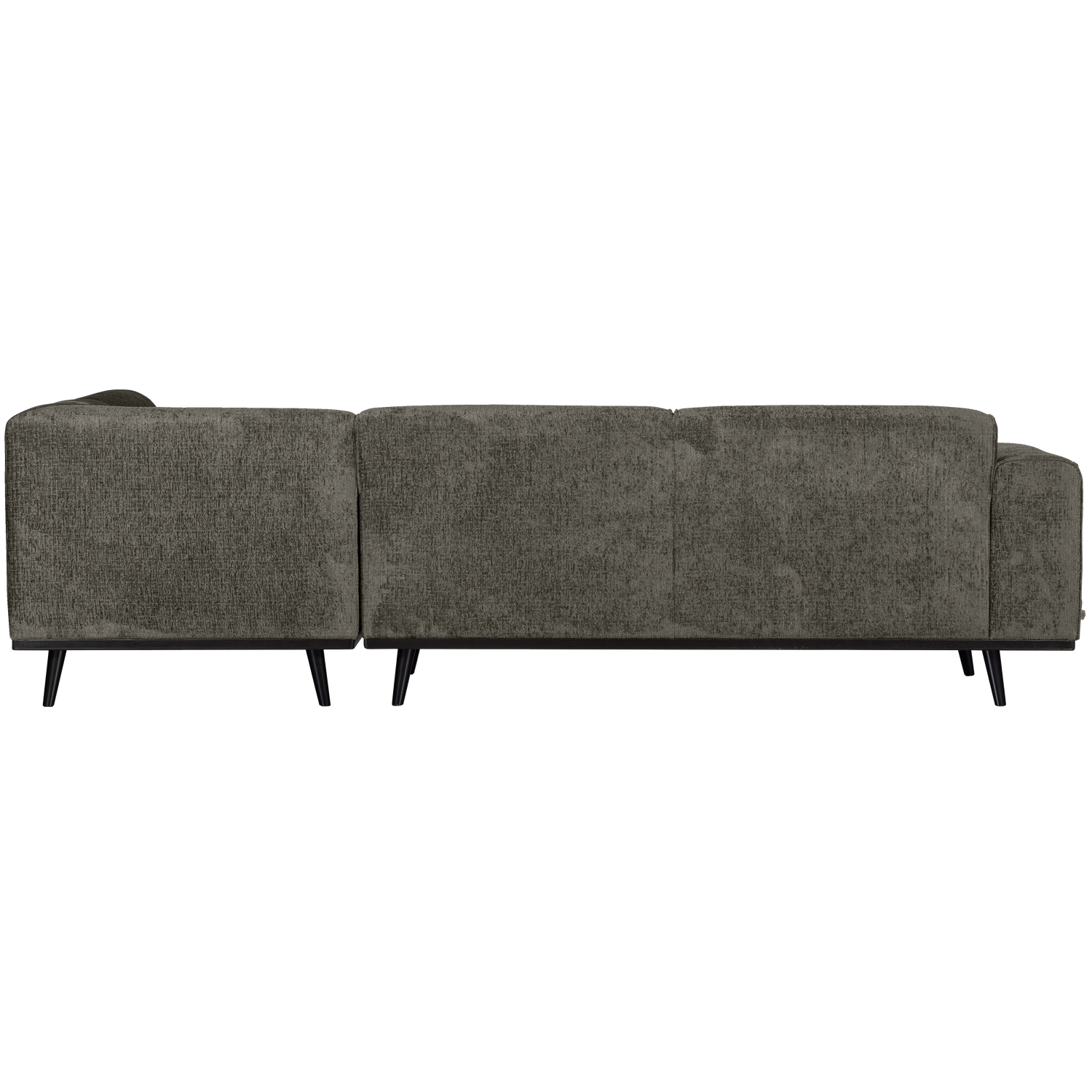 Statement hoekbank rechts chenille velvet terra