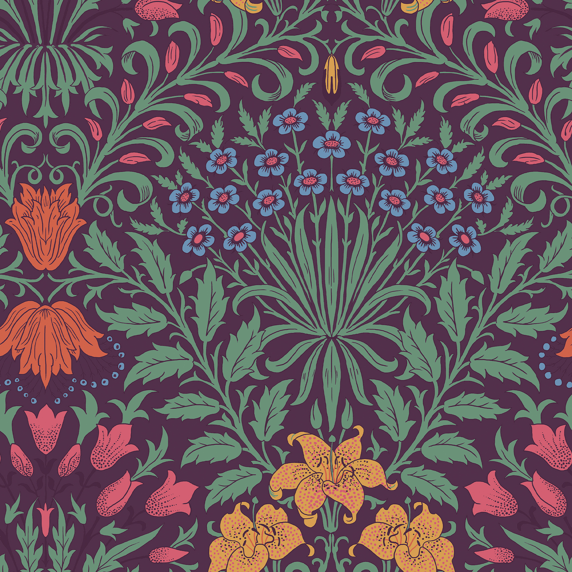Behang William Morris at Home Garden