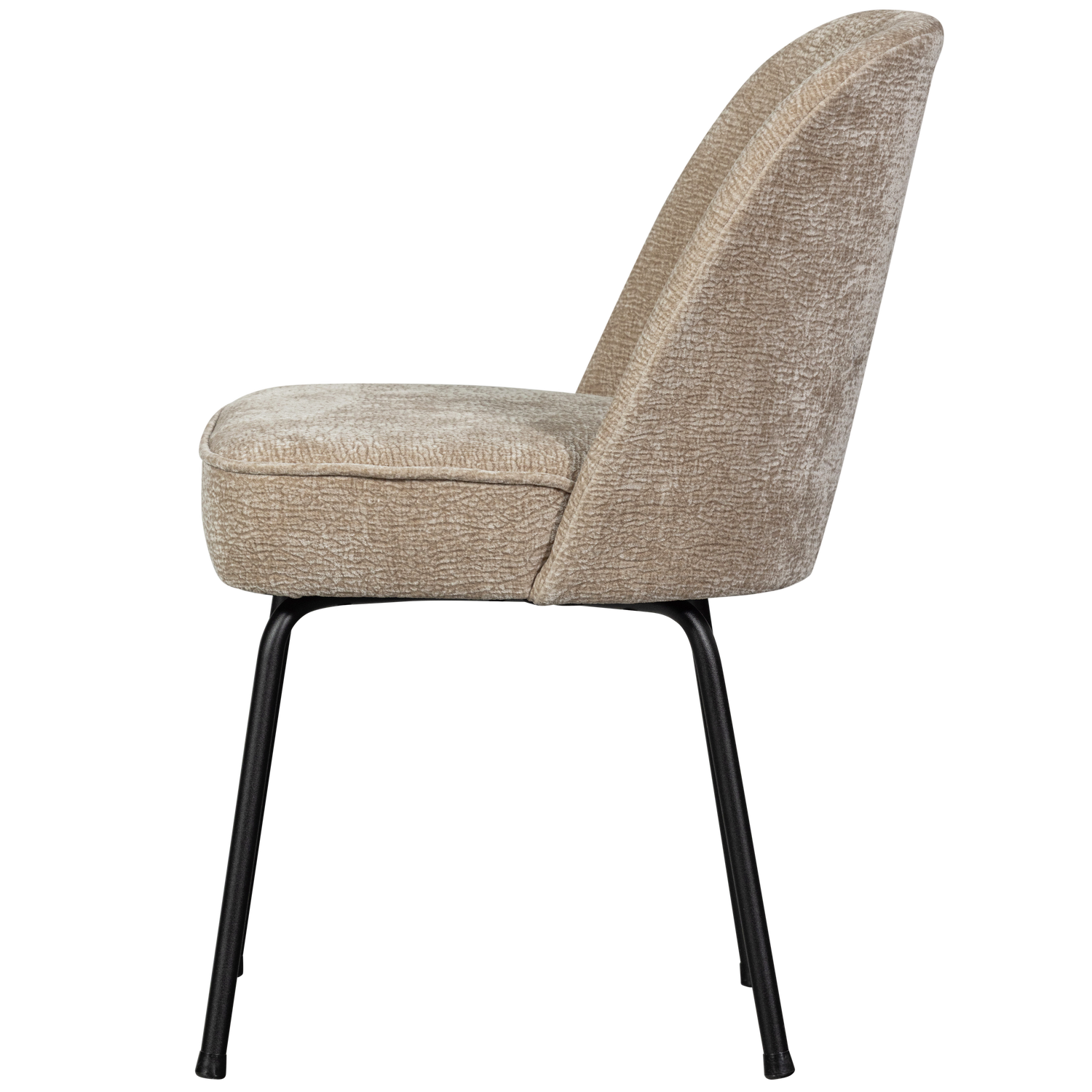 Vogue eetkamerstoel structure velvet brass