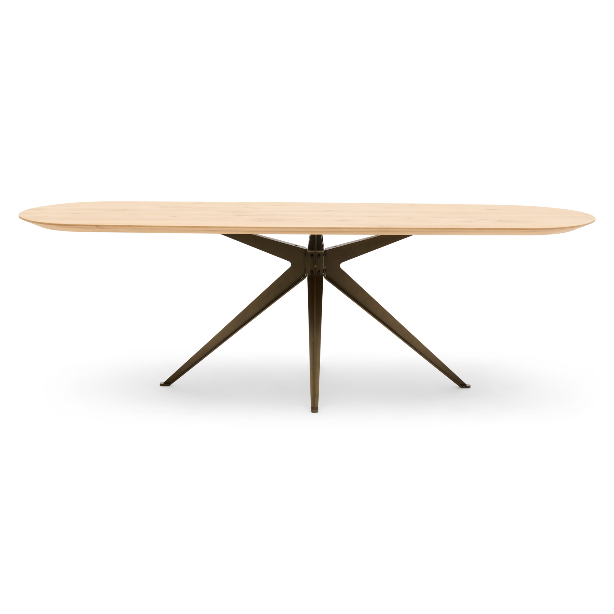 Loods 5 eettafel Trento groove naturel
