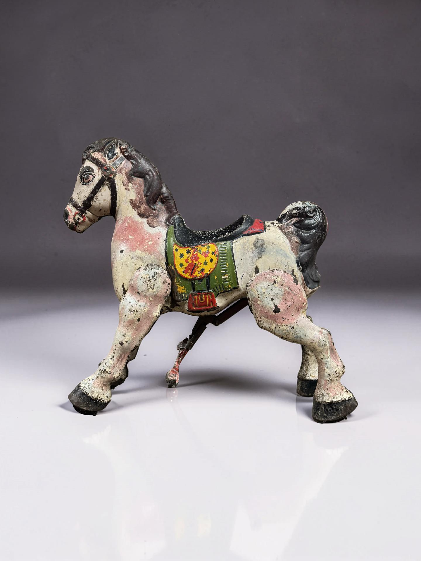 Paard ijzer mixed color uniek