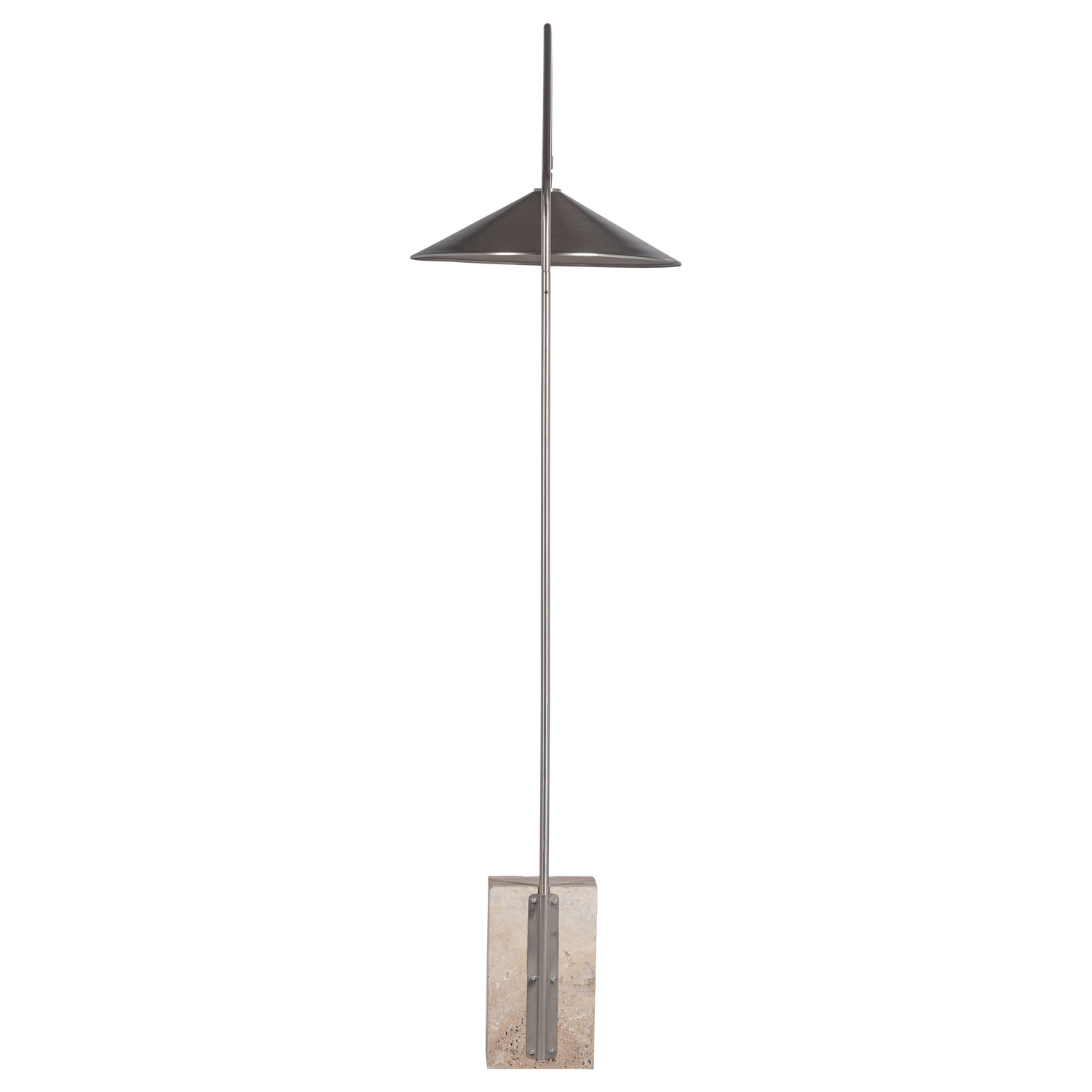Korn vloerlamp metaal chroom