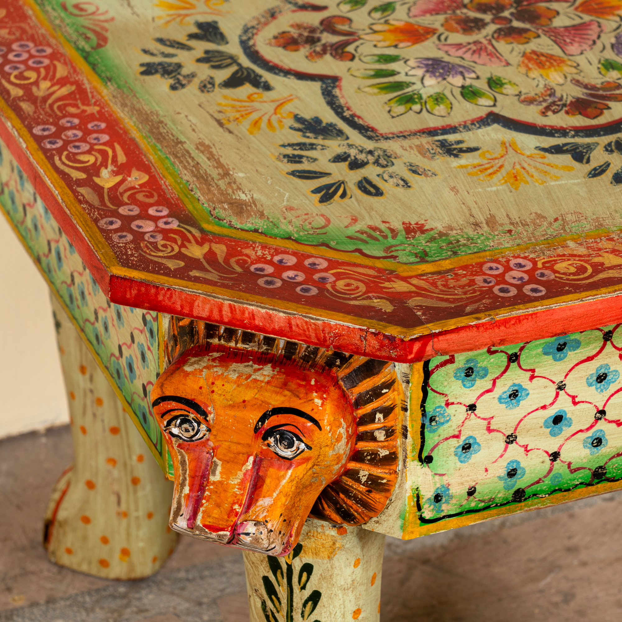 Salontafel Kaliana Handbeschilderd