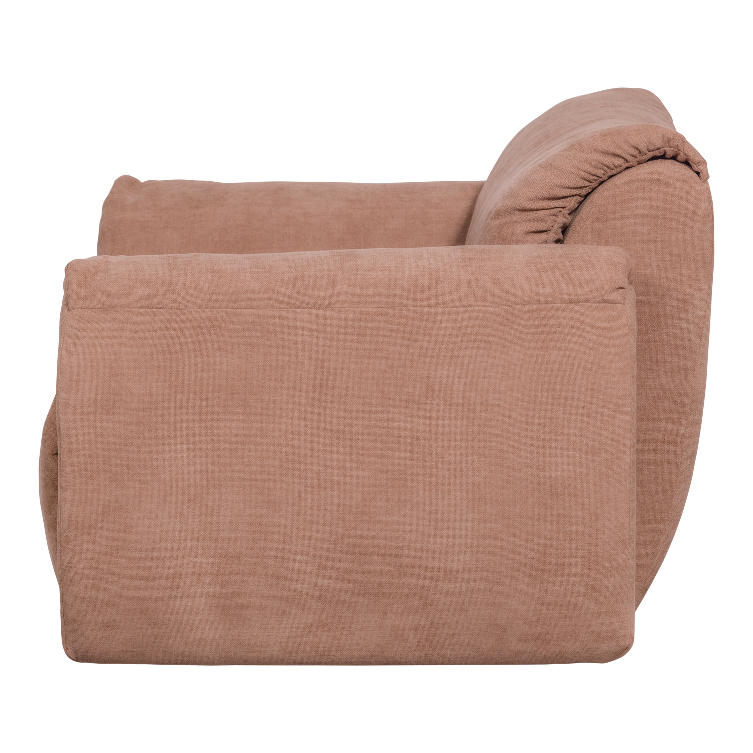 Baggy loveseat geweven chenille bruin