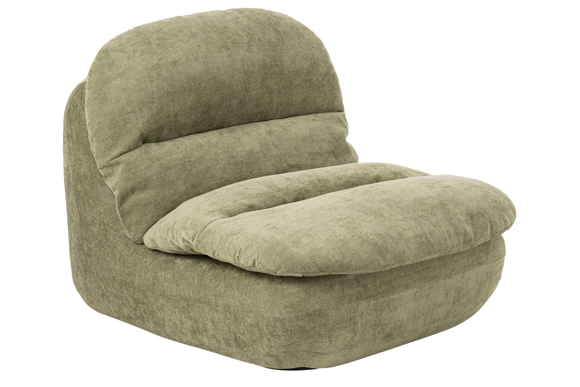 Loungestoel gecomprimeerd schuim groen j-line