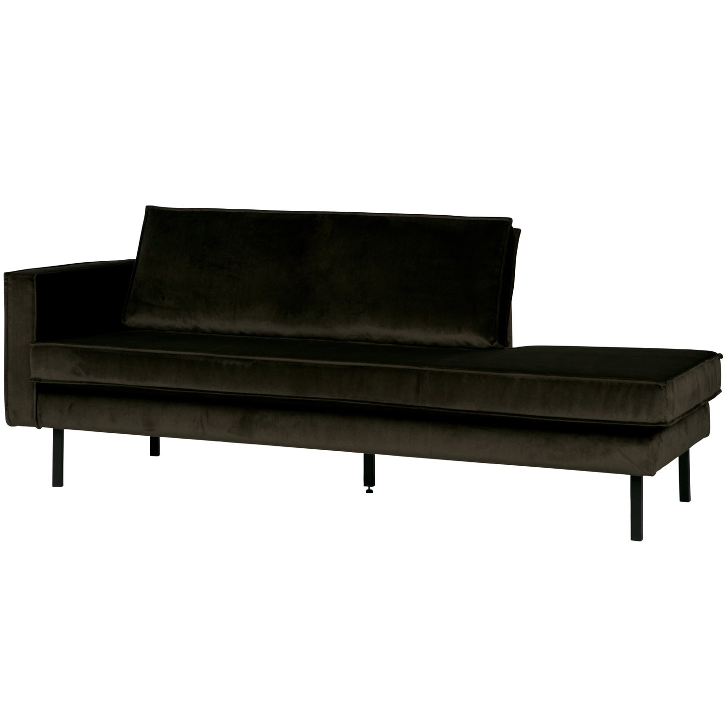 Rodeo daybed links structure velvet brass