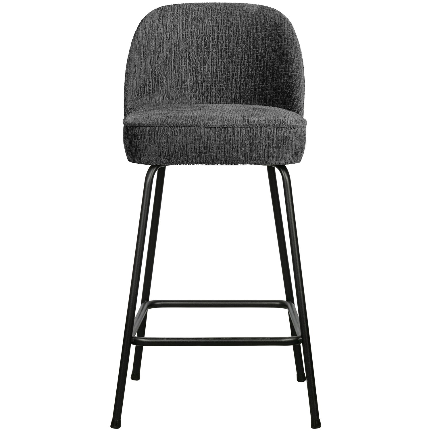 Vogue barstoel 65 cm 3d chenille middenbruin