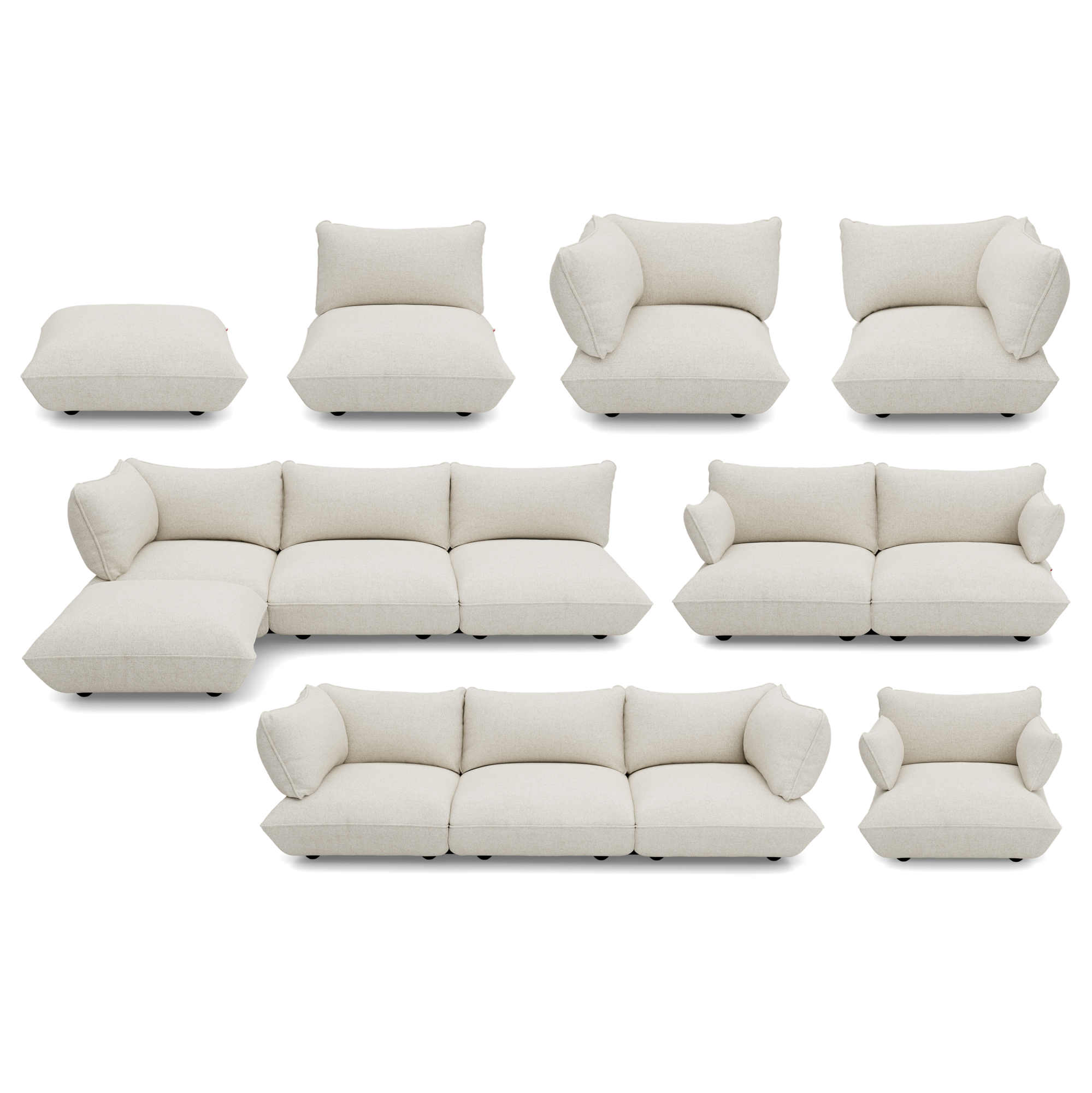 FATBOY 	Fauteuil Sumo loveseat boucle 