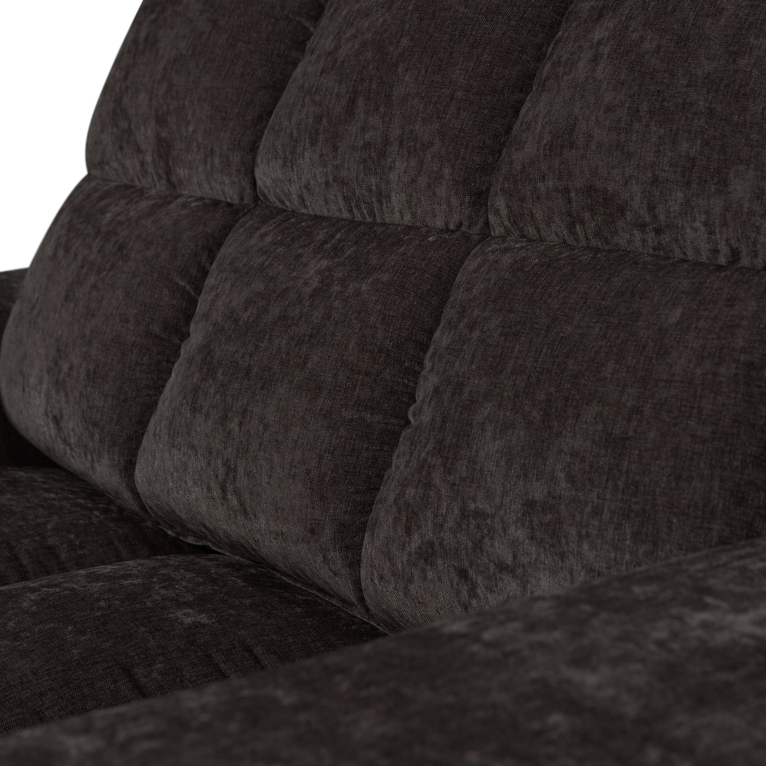 Second date loveseat velvet warmgrijs